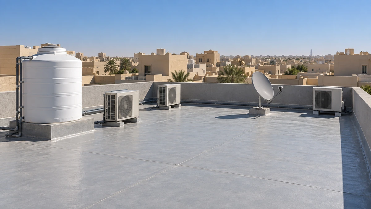 أفضل مواد عزل الأسطح المناسبة لمناخ الرياض